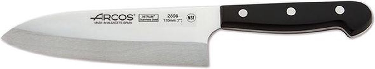 Küchenmesser - ARCOS - Universelles Deba - Klinge 170 mm - Edelstahl - Ideal für Fisch