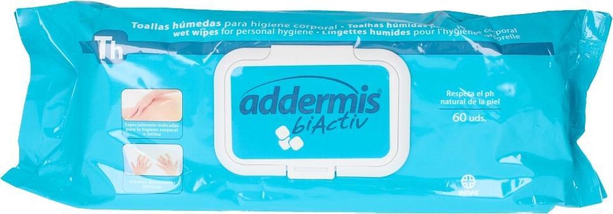 Addermis Biactiv Indasec Feuchttücher (60 Einheiten)