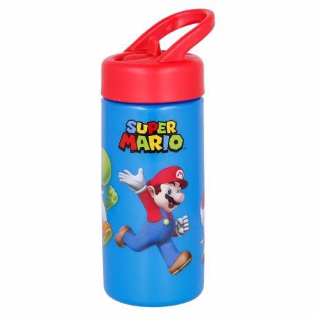 Wasserflasche - STOR - Super Mario - Blau - BPA-freier Kunststoff - Für Kinder blau