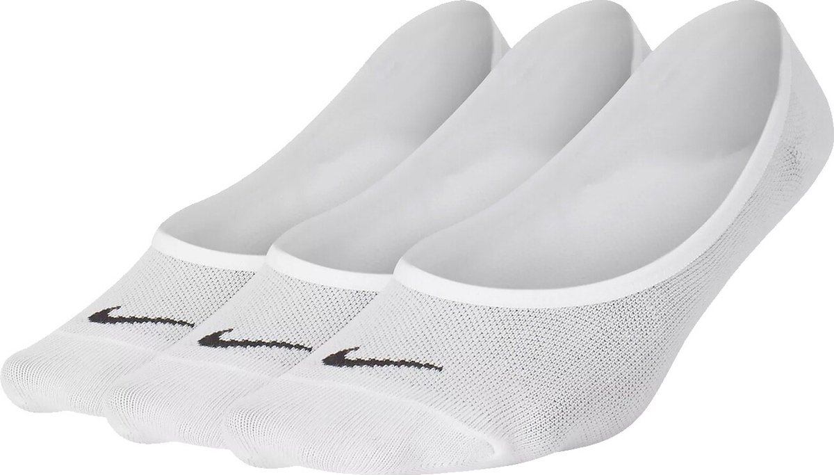 Nike Unsichtbare Socken Damen Weiß SX4863-101 M