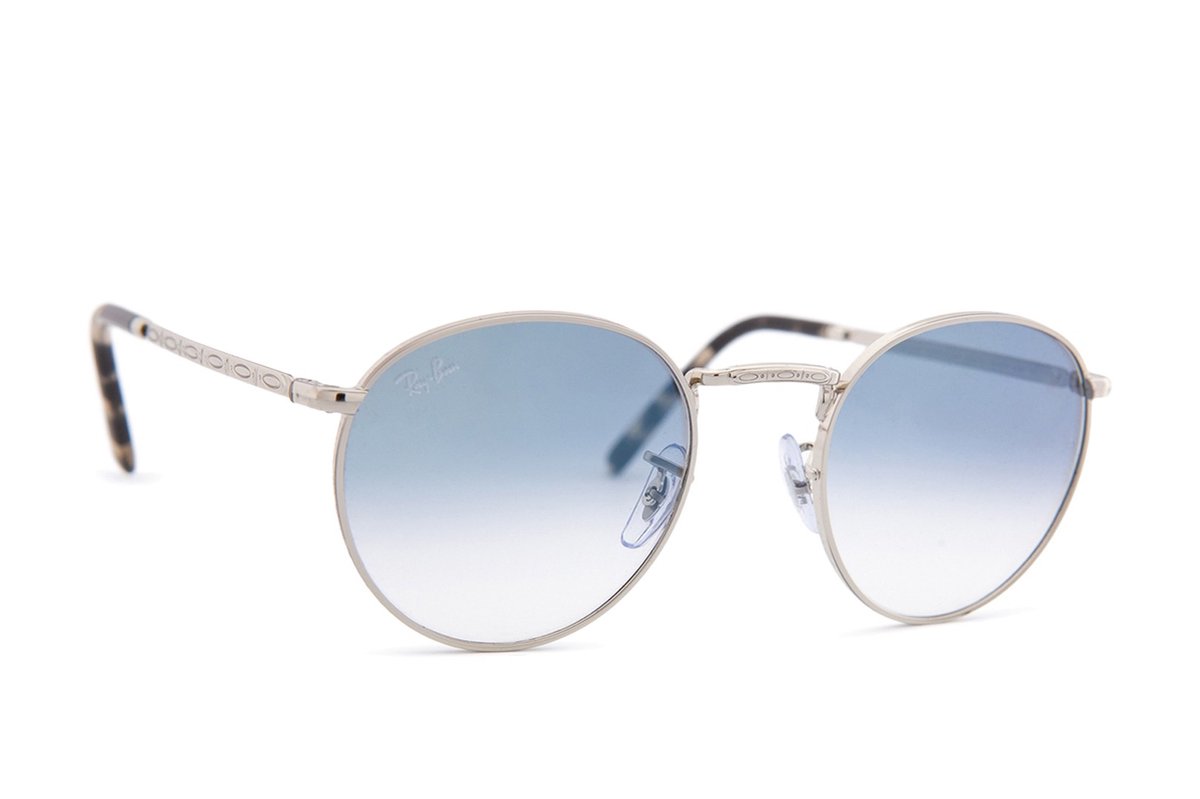Sonnenbrille RB3637 Silber 50 Kristall Blau Farbverlauf Linse Ray-Ban /