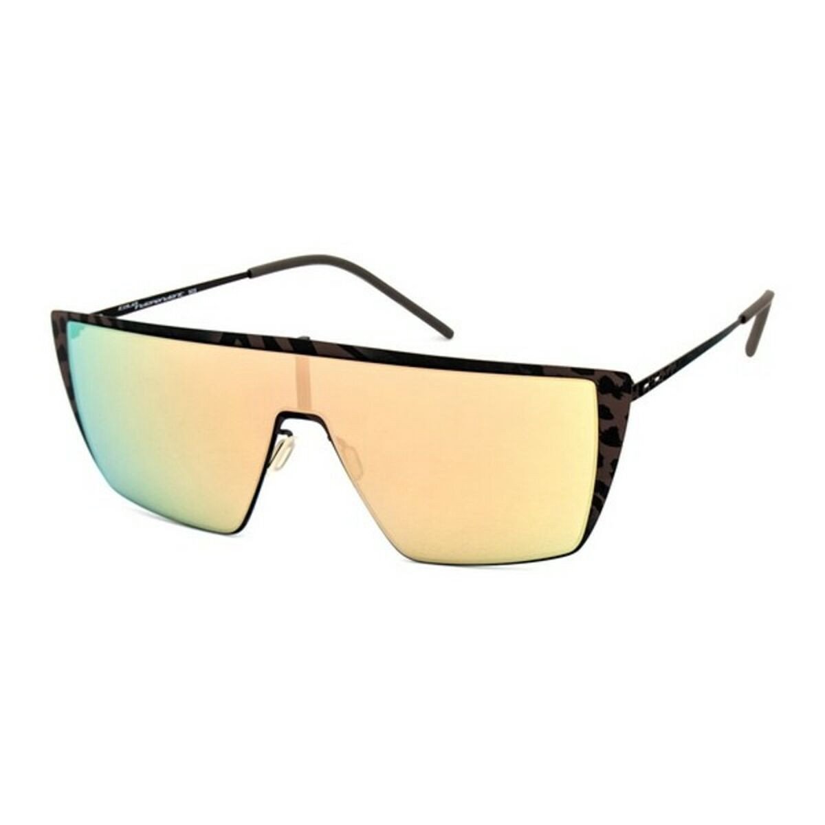 Brille ITALIA INDEPENDENT 0215-ZEB-044. Sonnenbrille, Farbe braun. Kobieta.