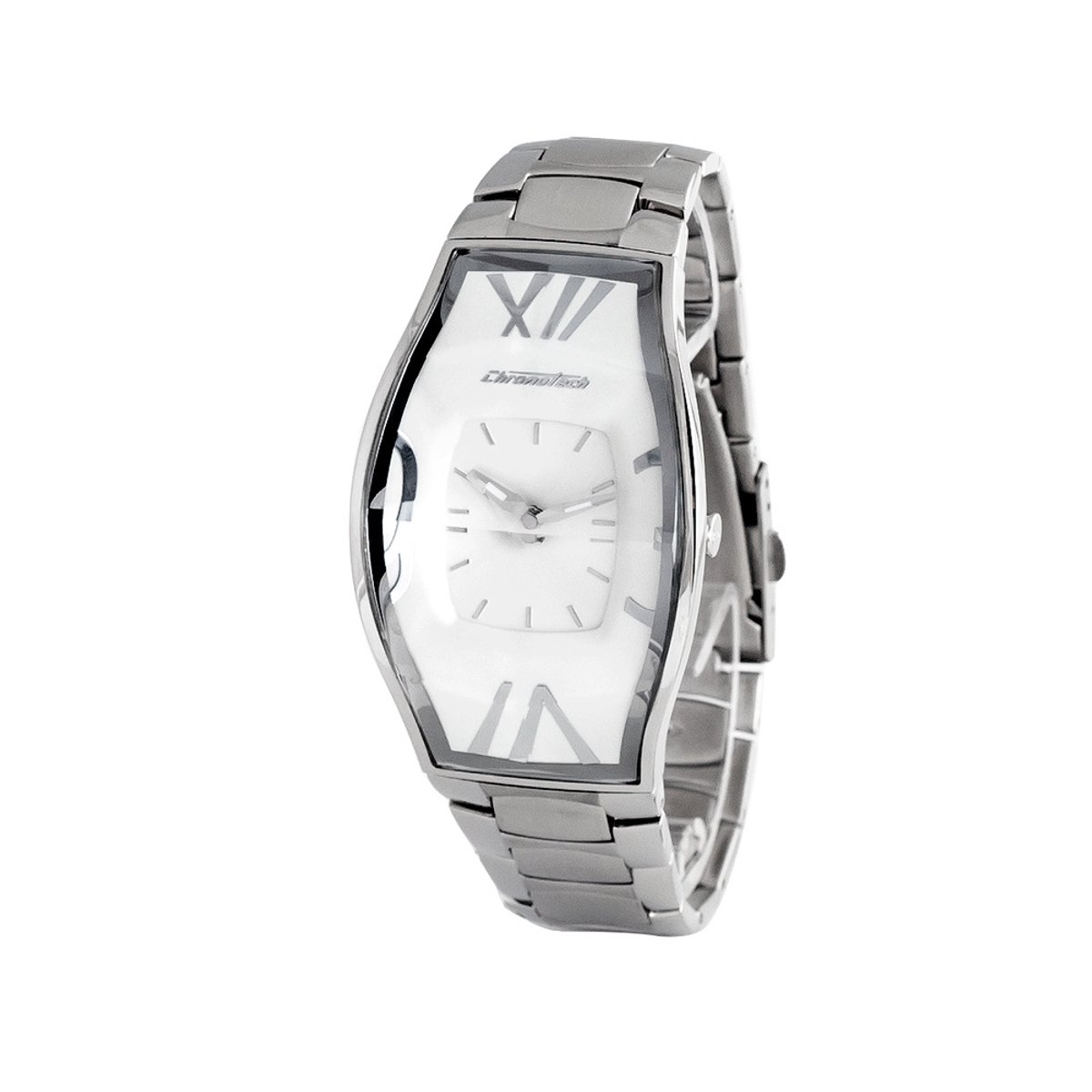 Uhr CHRONOTECH CT7932M-08M. Quarz, Farbe weiß. Kobieta.