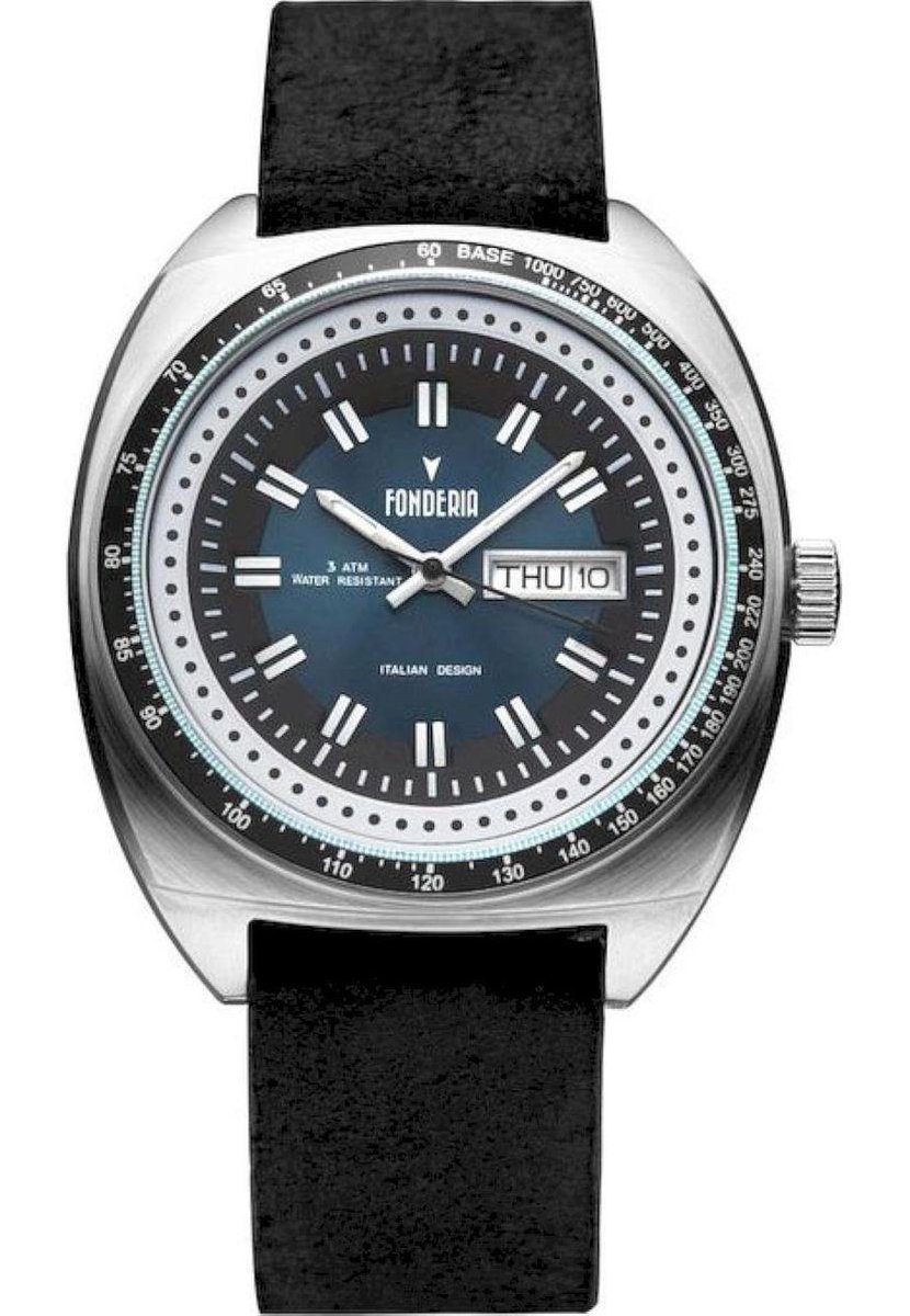 Fondelier THE GAMBLER 6A004UB2 Herrenuhr, Offiziell Importiert, Schwarz