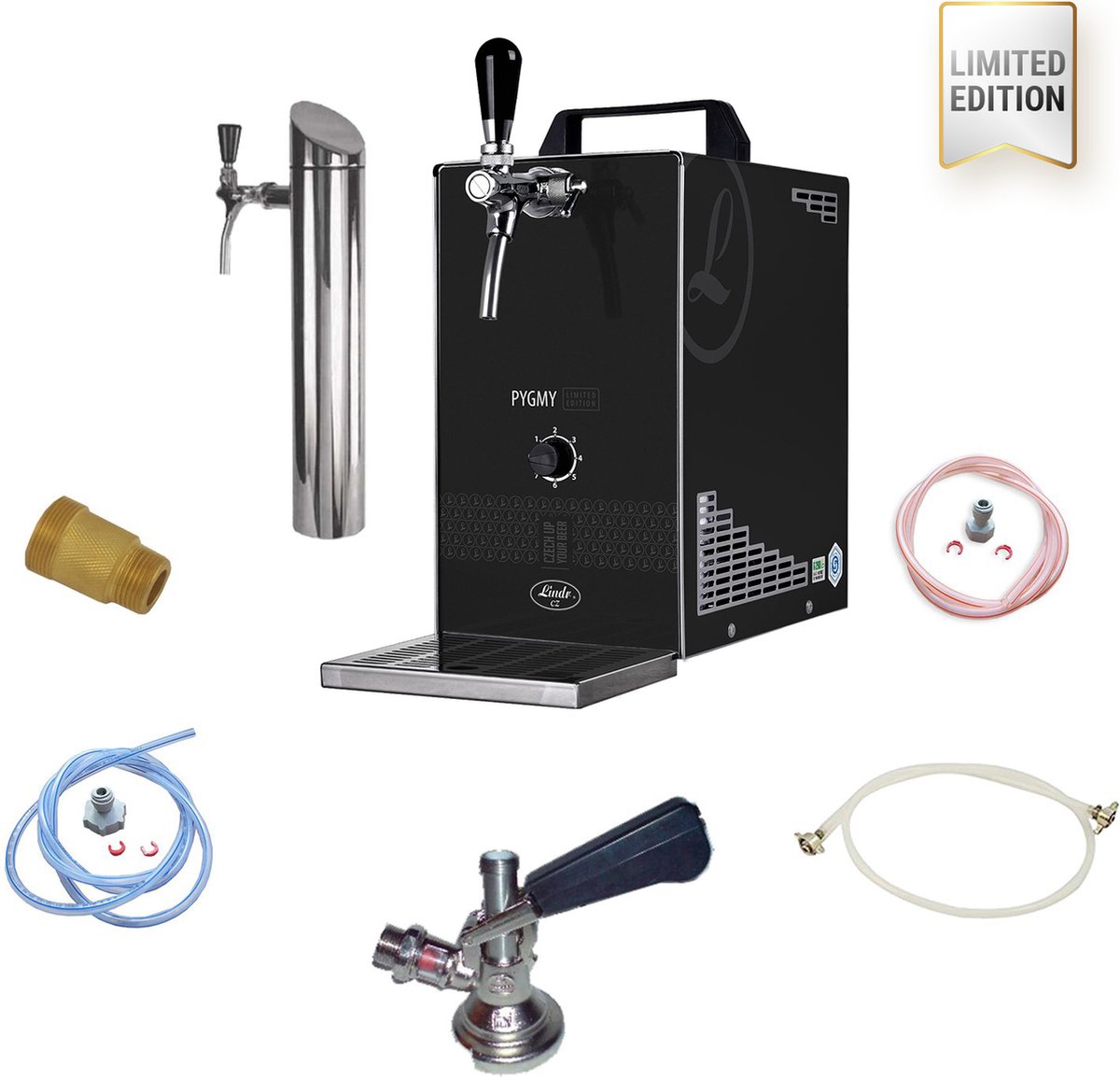 Bierkühler - PYGMY - 25/K LIMITED EDITION - 1 Leitung - 35 l/h - NC-Adapter