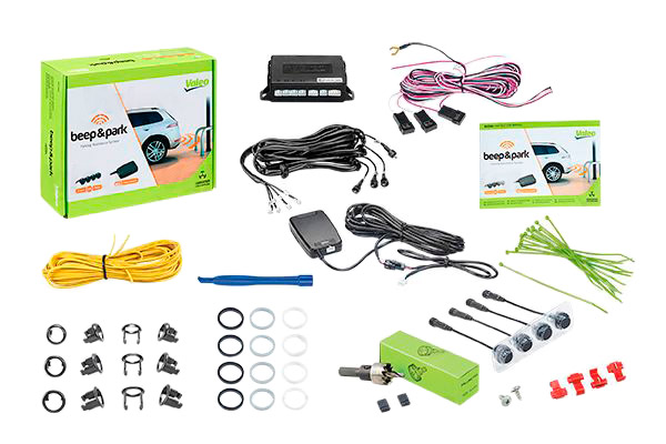 Valeo Beep & Park Einparkhilfe Kit mit 4 Sensoren und Lautsprecher