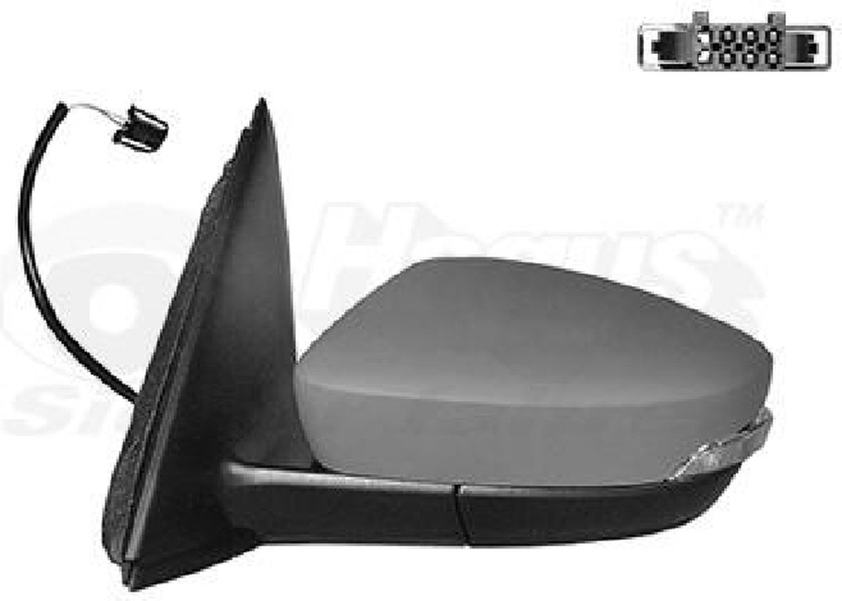 Van Wezel Außenspiegel links Skoda Fabia 7629817