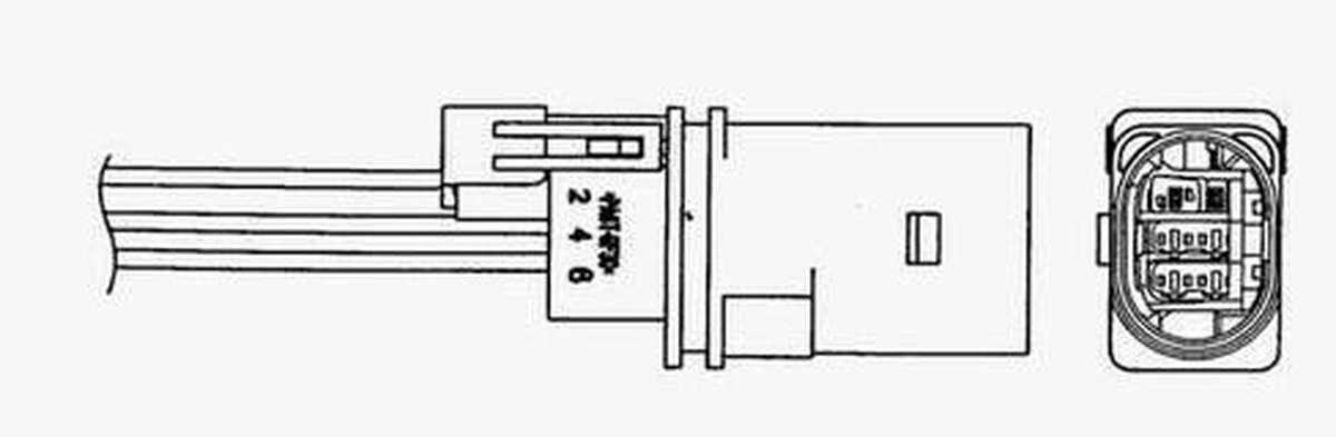 NTK Lambdasonde vor Katalysator Audi Seat Skoda VW 93525 1,6