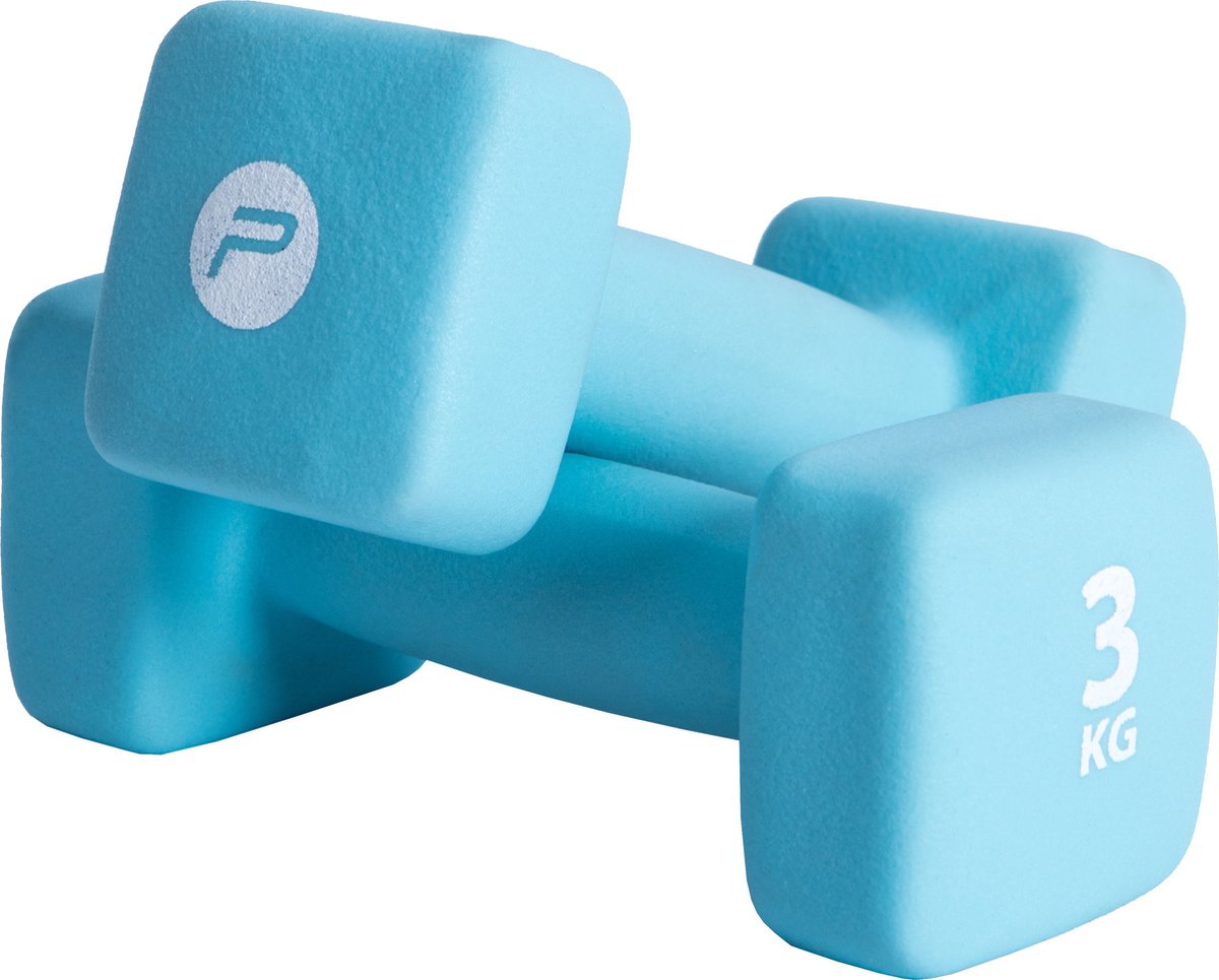 Ein Paar Kurzhanteln Pure2Improve neoprene 2x 3Kg
