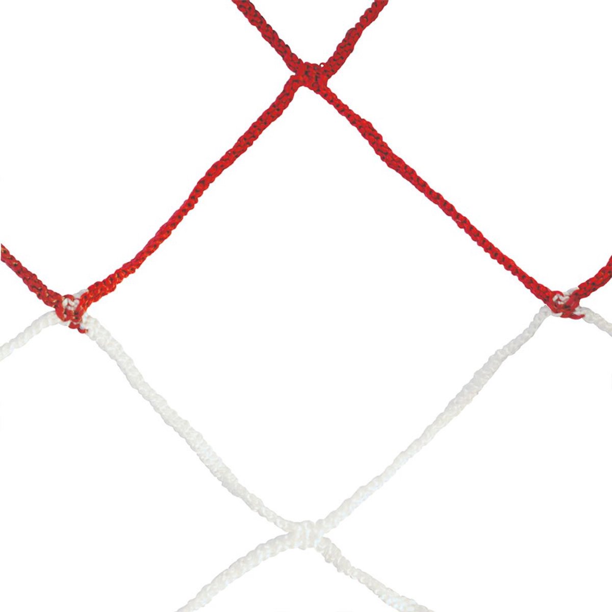 Zwei Paar zweifarbige Handballnetze aus geflochtenem Pp einfache Masche Emdé 4 mm