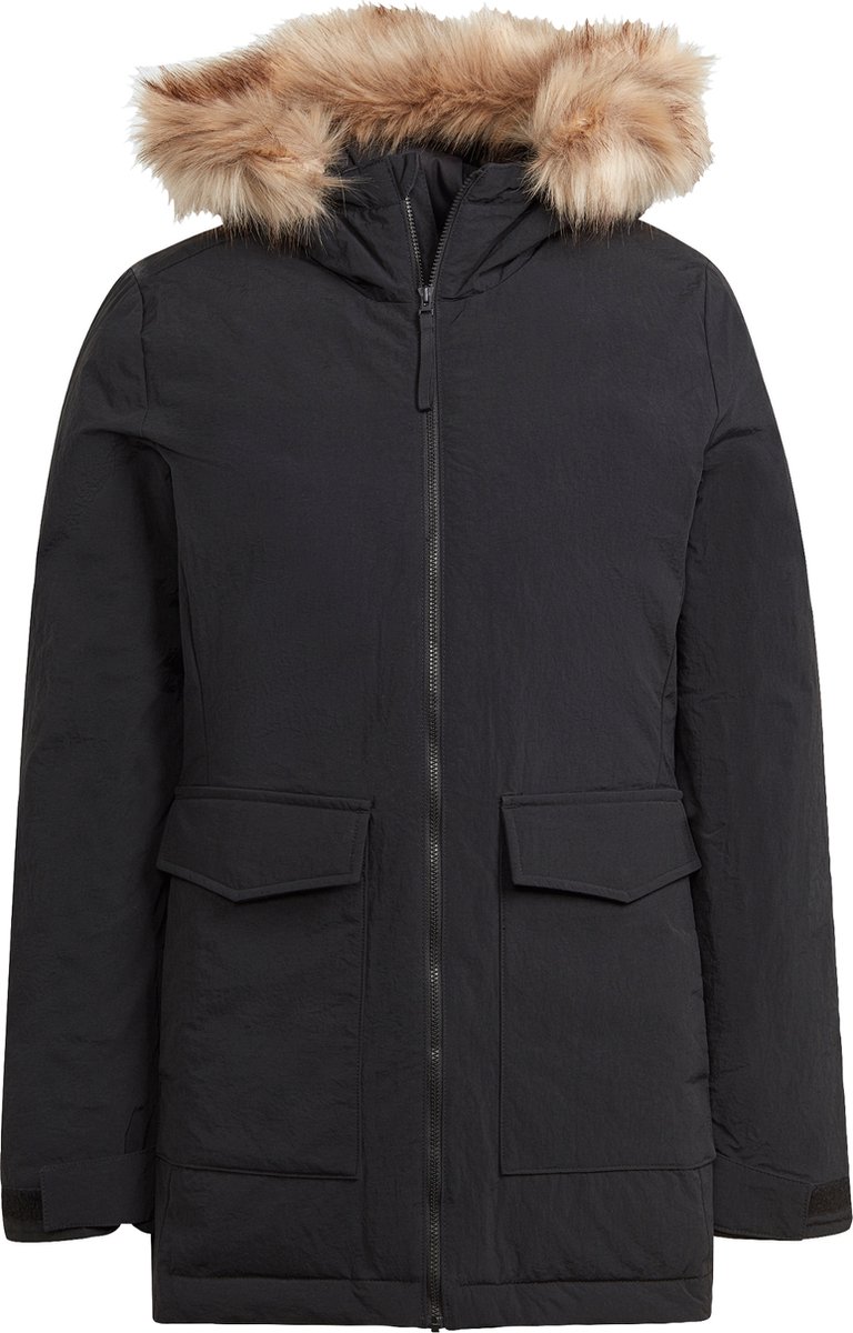 Damen-Parka mit Kapuze und Pelz adidas