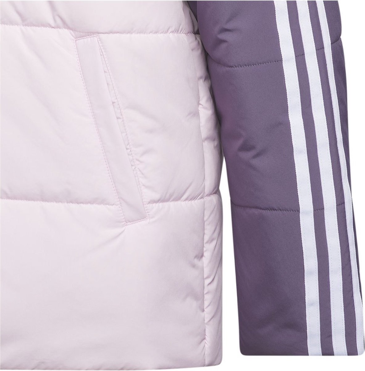 Mädchen-Daunenjacke adidas Colorblocked