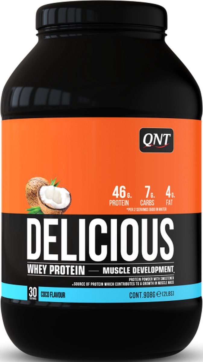 Kokos-Protein-Pulver mit Molkenprotein QNT