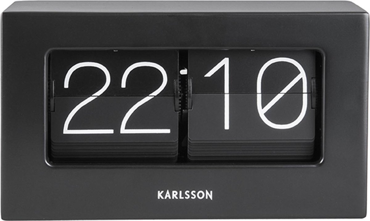 Tischuhr Karlsson Boxed Flip