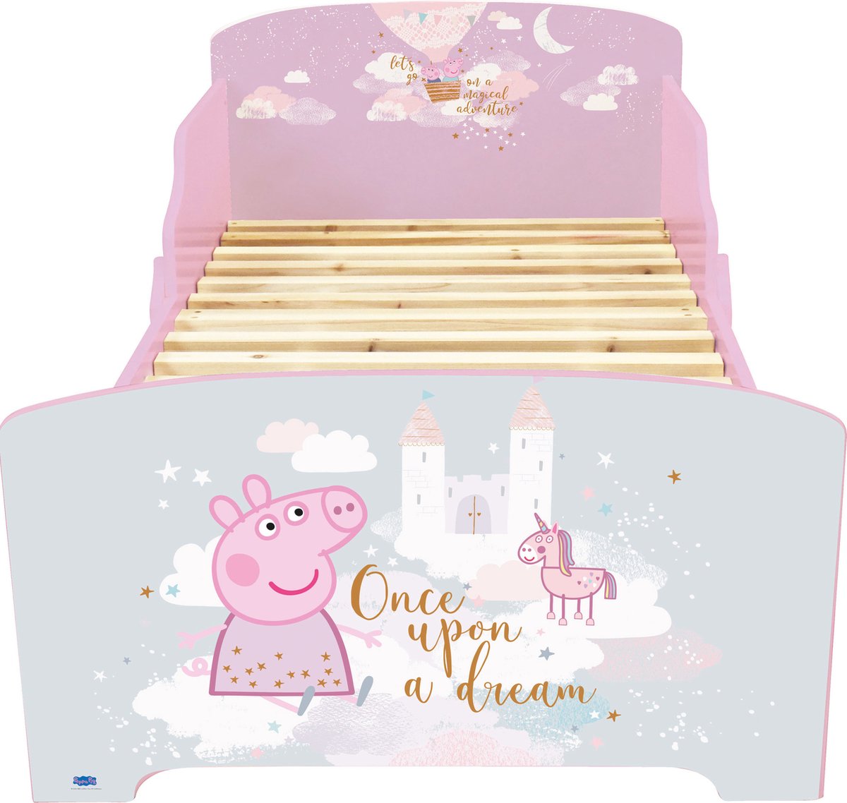 Kinderbett mit Lattenrost Fun House Peppa Pig dream