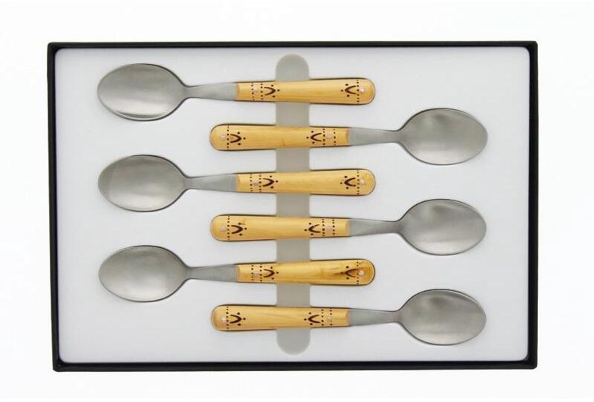 Set mit 6 Kaffeelöffeln Nontron