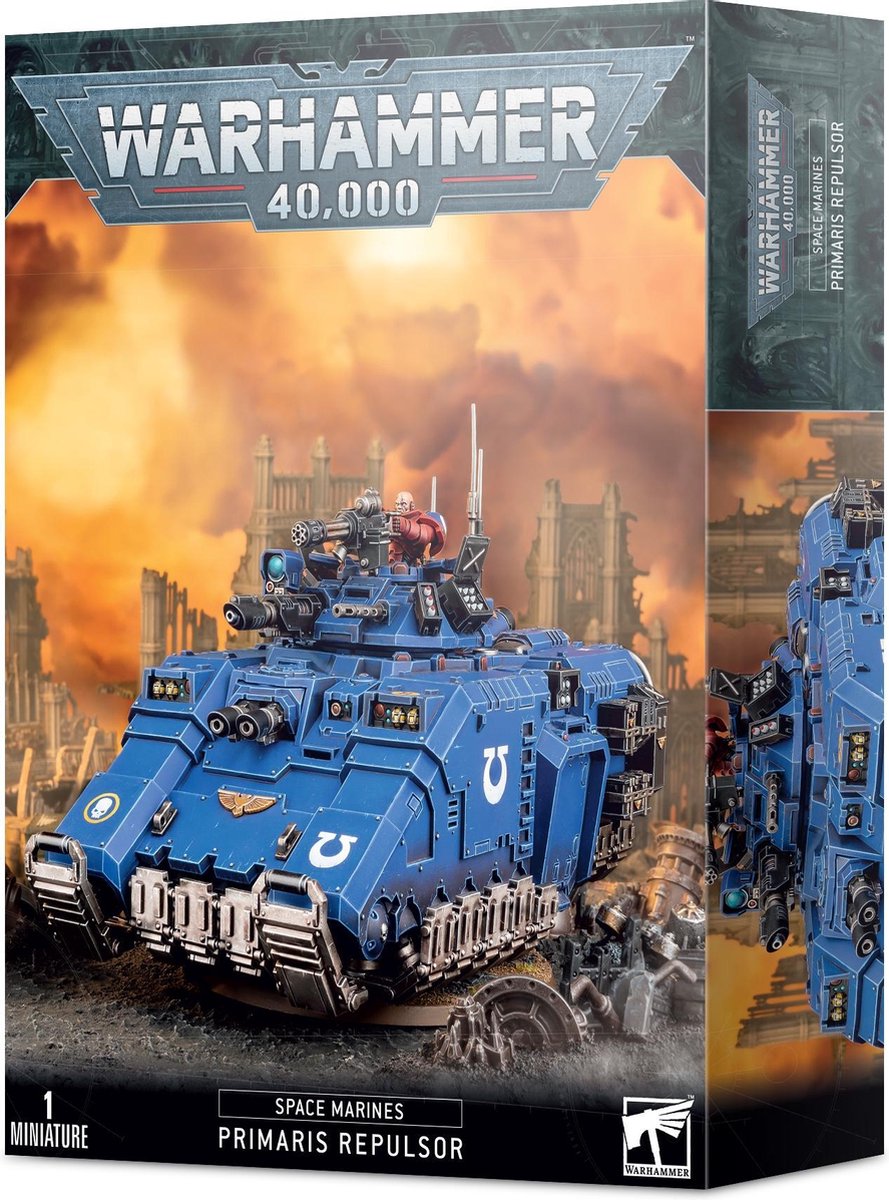 Figurine aus 168 Teilen Games Workshop Warhammer 40k - Space Marine Primaris Repulsor