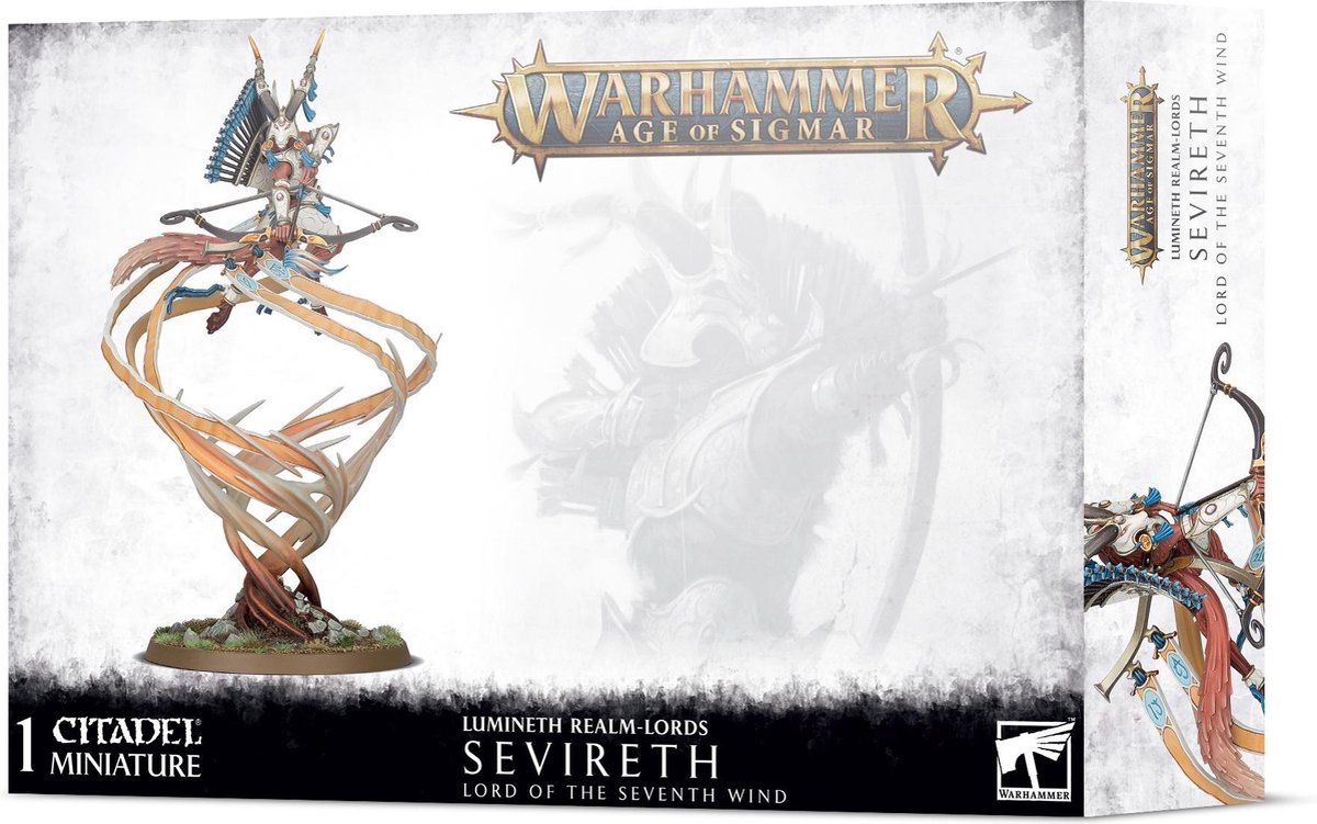 Figurine mit 26 Teilen Games Workshop Warhammer AoS - Lumineth Realm-lords Sevireth