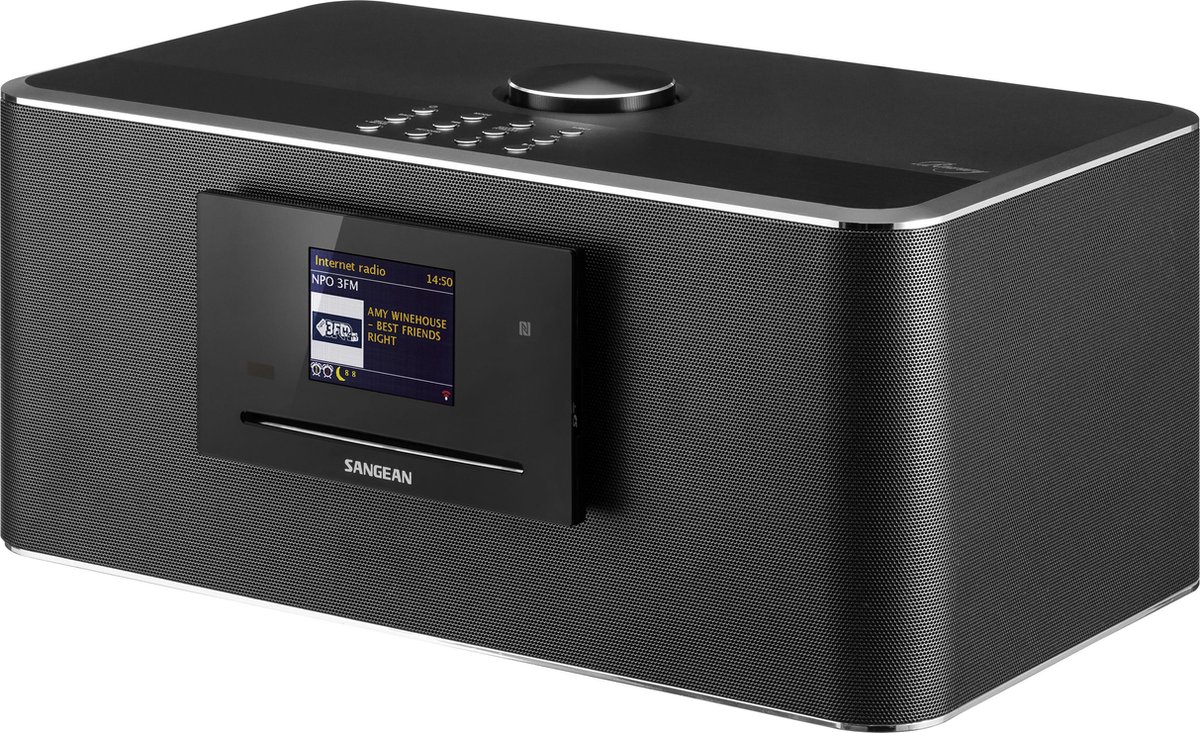 Tischradio dab+, fm, internet wi-fi, bluetooth, aux, cd, dab+ inkl. Fernbedienung, spotify Sangean DDR-75BT