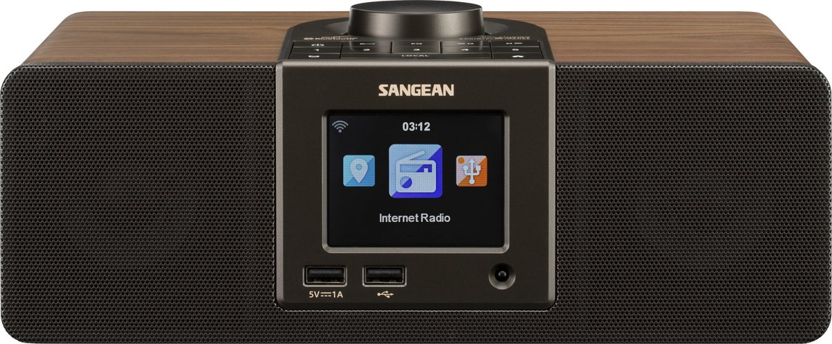 Desktop-Internet-Radio bluetooth, aux, usb, Internetradio inkl. Fernbedienung Sangean WFR-32