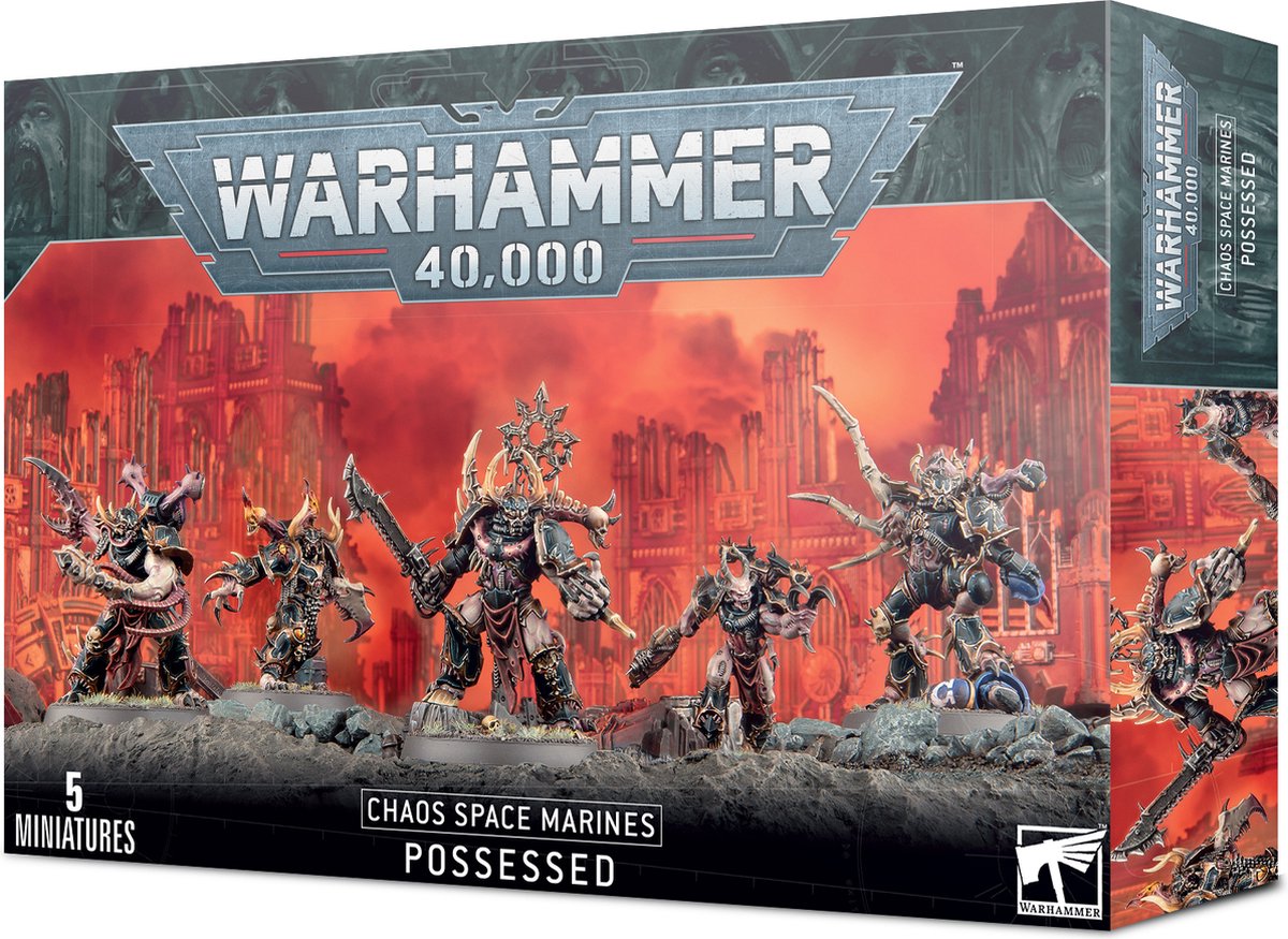 Figurine Games Workshop Warhammer 40k - Space Marine du Chaos Possédés