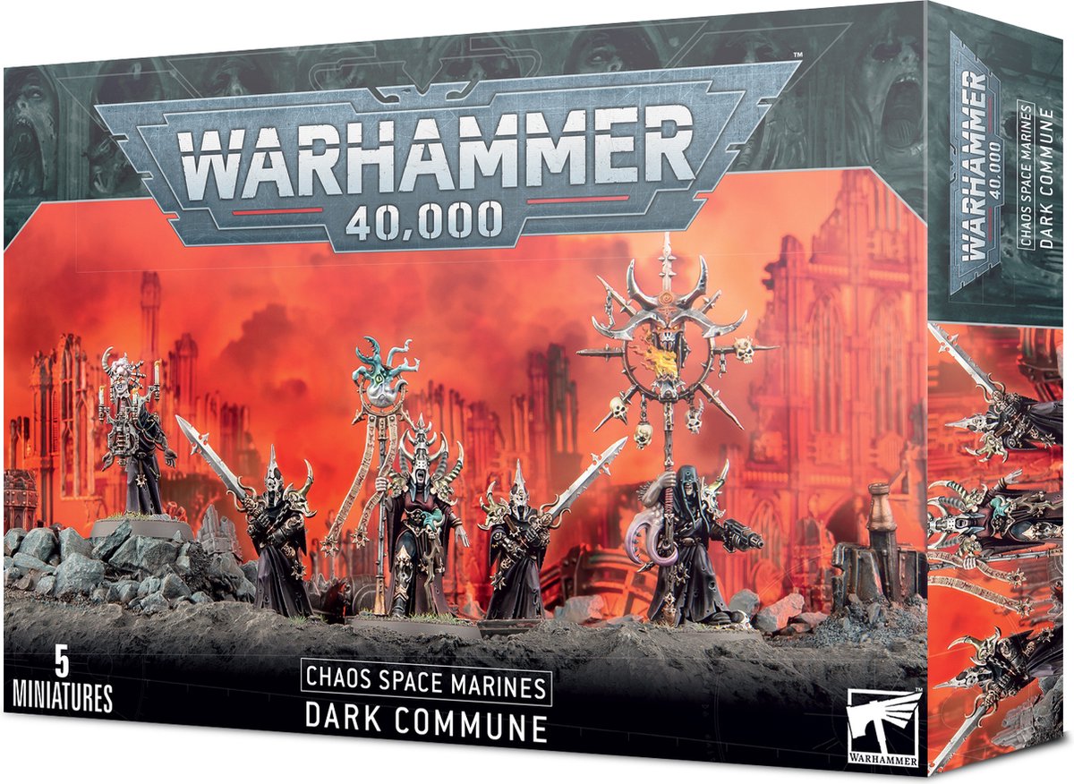Figurine Games Workshop Warhammer 40k - Space Marine du Chaos Sombre Communion