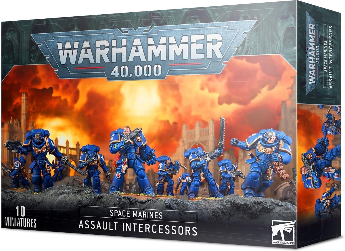 Figurine Games Workshop Warhammer 40k - Space Marine Primaris Intercessors d'Assaut