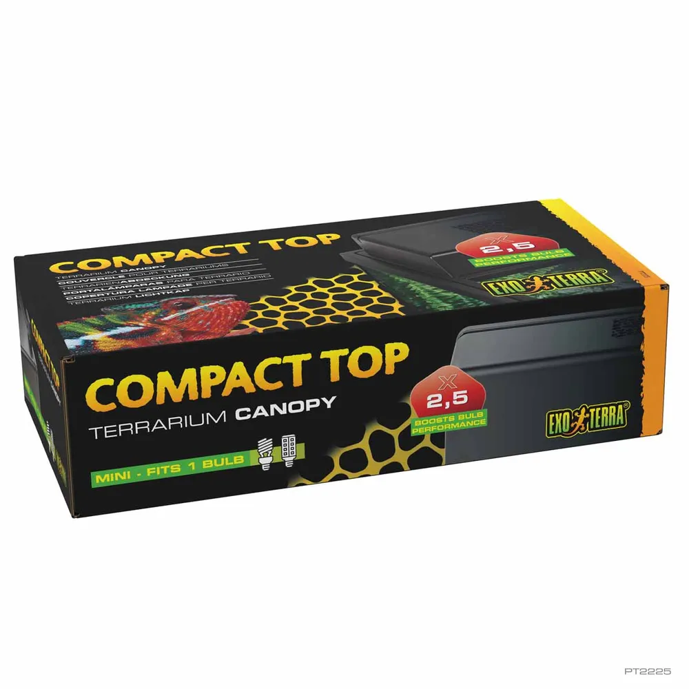Exo Terra - RAMP EXOTERRA Compact Top for 1 bulb - 30 x 15 x 9 cm