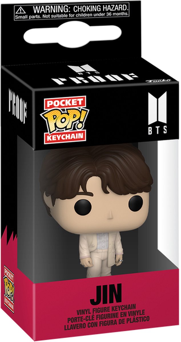 Schlüsselanhänger aus Vinyl Funko BTS Pocket POP! Jin (x12)