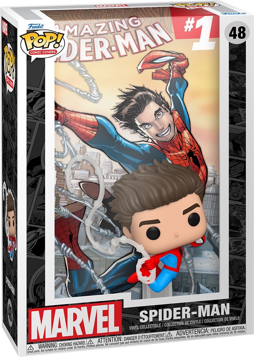 Sammlerfigur Funko Marvel POP! Comic Cover Vinyl The Amazing Spider-Man #1