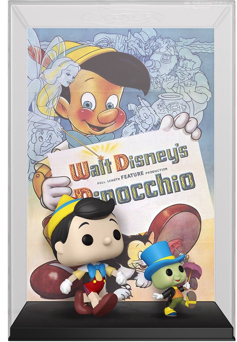 Figurine Funko POP Movie Poster Disney 100th Pinocchio & Jiminy Cricket