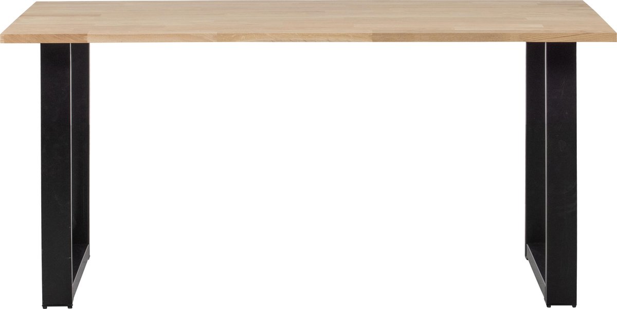 Massivholz-U-Tischbeine aus Eiche Woood Tablo 180x90 cm