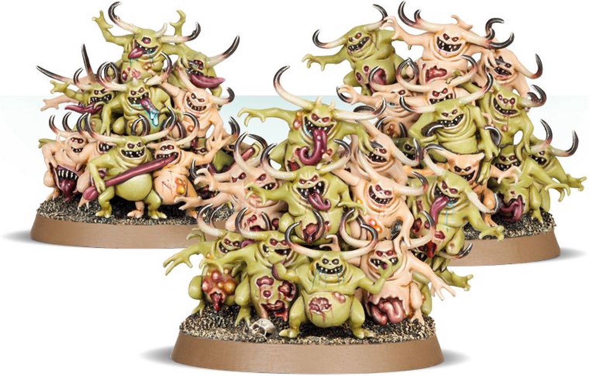 Figurine Games Workshop Warhammer AoS & 40k - Daemons Of Nurgle Nurgletes