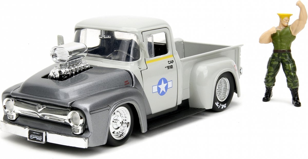 Autospiele Jada Toys Street Fighter 1956 Ford Pickup Guile