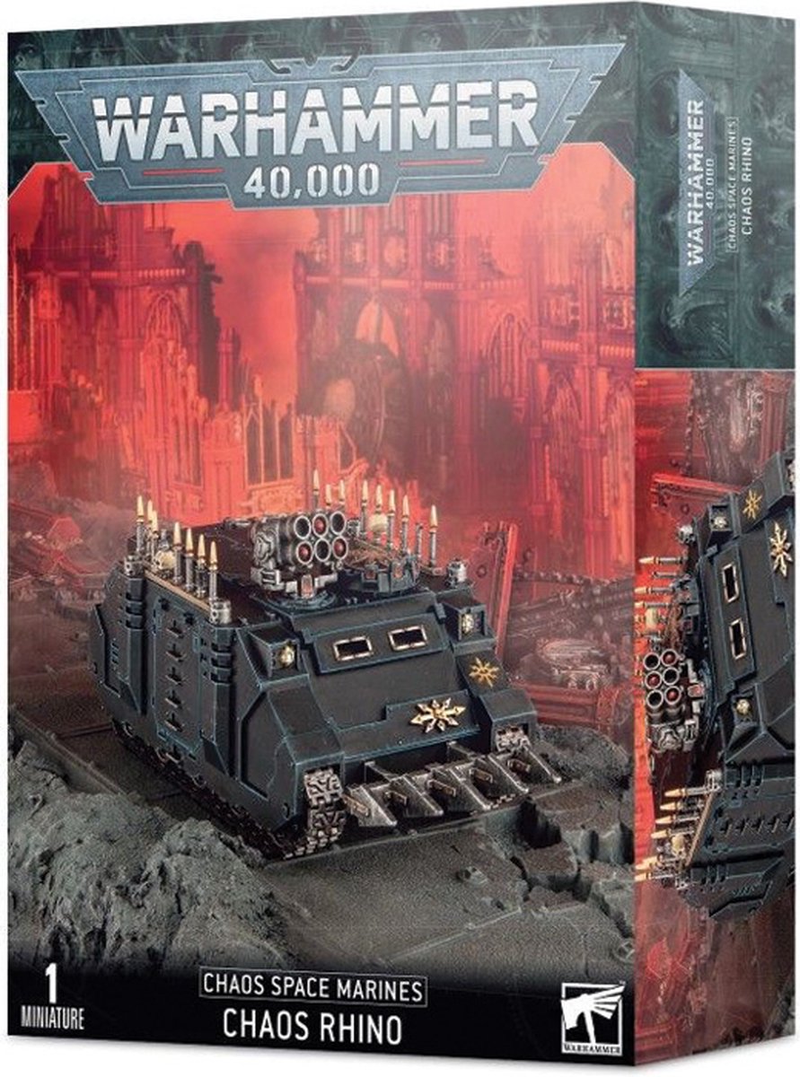 Figurine Games Workshop Warhammer 40k - Space Marine du Chaos Rhino (2019)