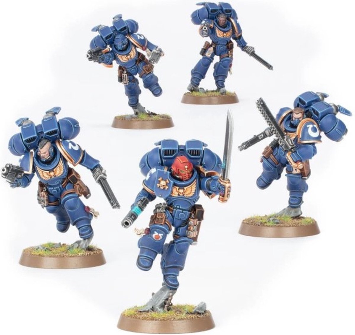 Figurine Games Workshop Warhammer 40k - Space Marines Intercessors avec Reacteurs Dorsaux