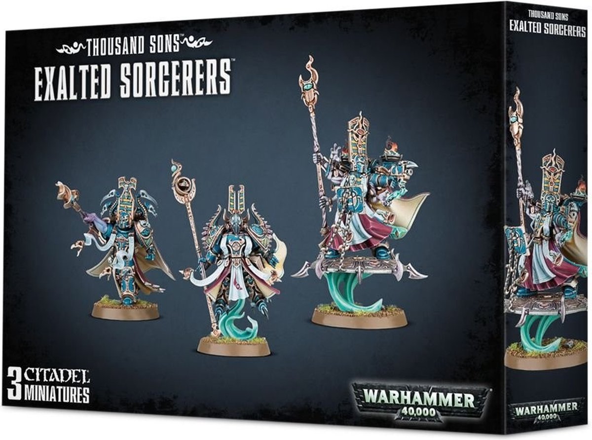 Figurine Games Workshop Warhammer 40k - Thousand Sons Exalted Sorcerers