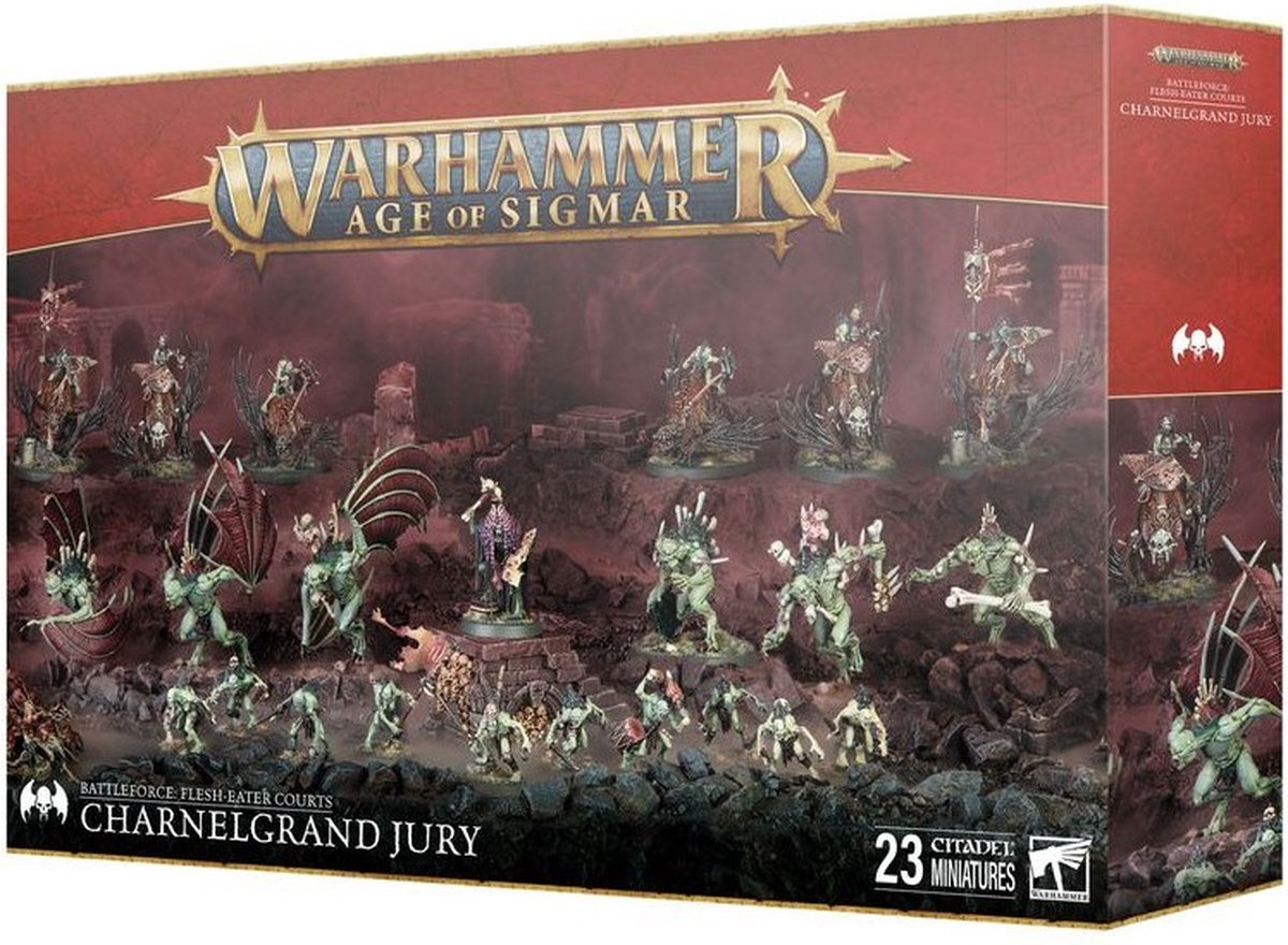 Gesellschaftsspiele Games Workshop Warhammer AoS - Battleforce Noel 2024 Flesh Eater Courts Grand Jury du Charnier