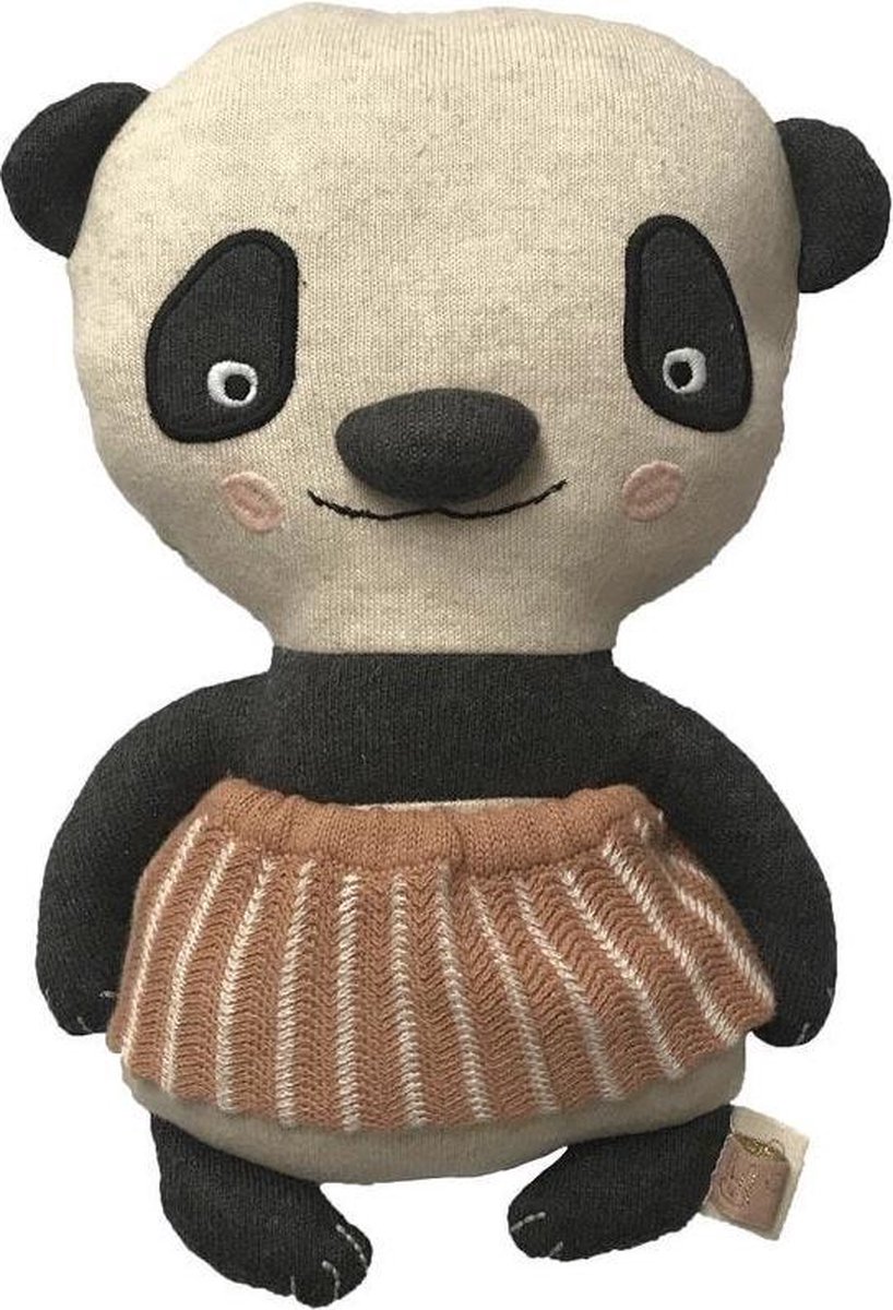 Mini-Stofftier aus Baumwolle OYOY Living Design Ours Panda