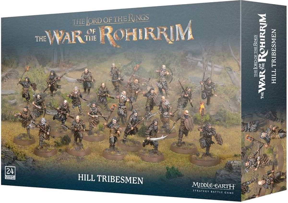 Figurine Games Workshop Warhammer Middle Earth - Hommes des Tribus Montagnardes 2024 (x24)
