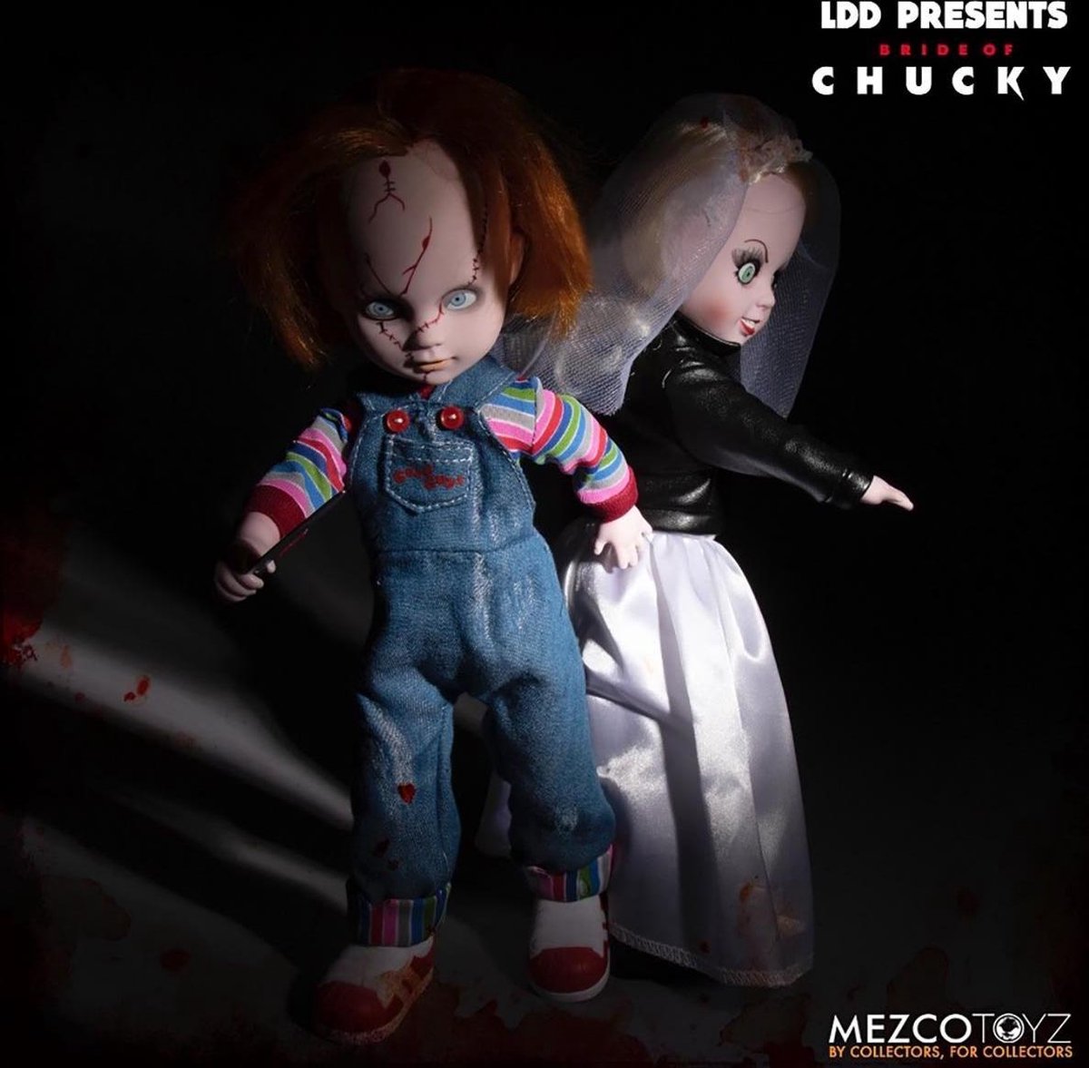 Figurine Mezco Toyz Living Dead Dolls Chucky and Tifanny