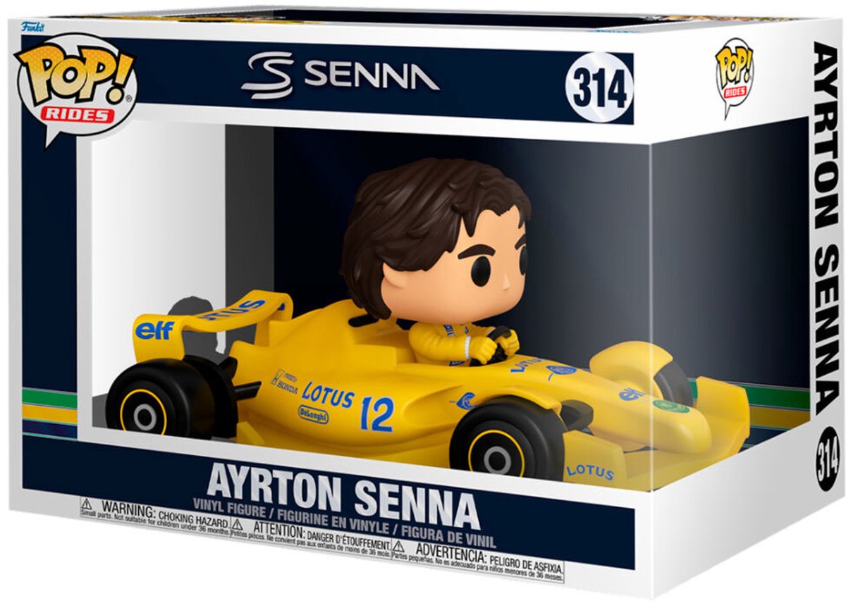 Dekofigur Funko Pop Rides Super Deluxe Lotus Ayrton Senna