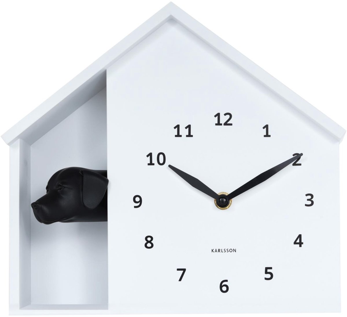 Wanduhr Karlsson Peeking Doggy