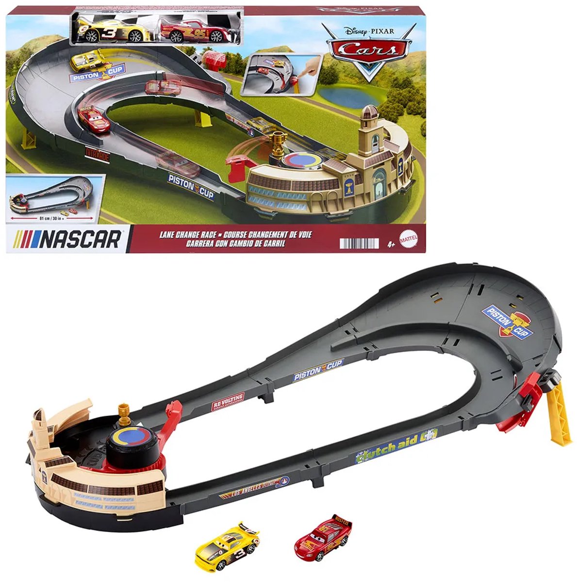Autospiele Mattel Disney Pixar Cars Nascar