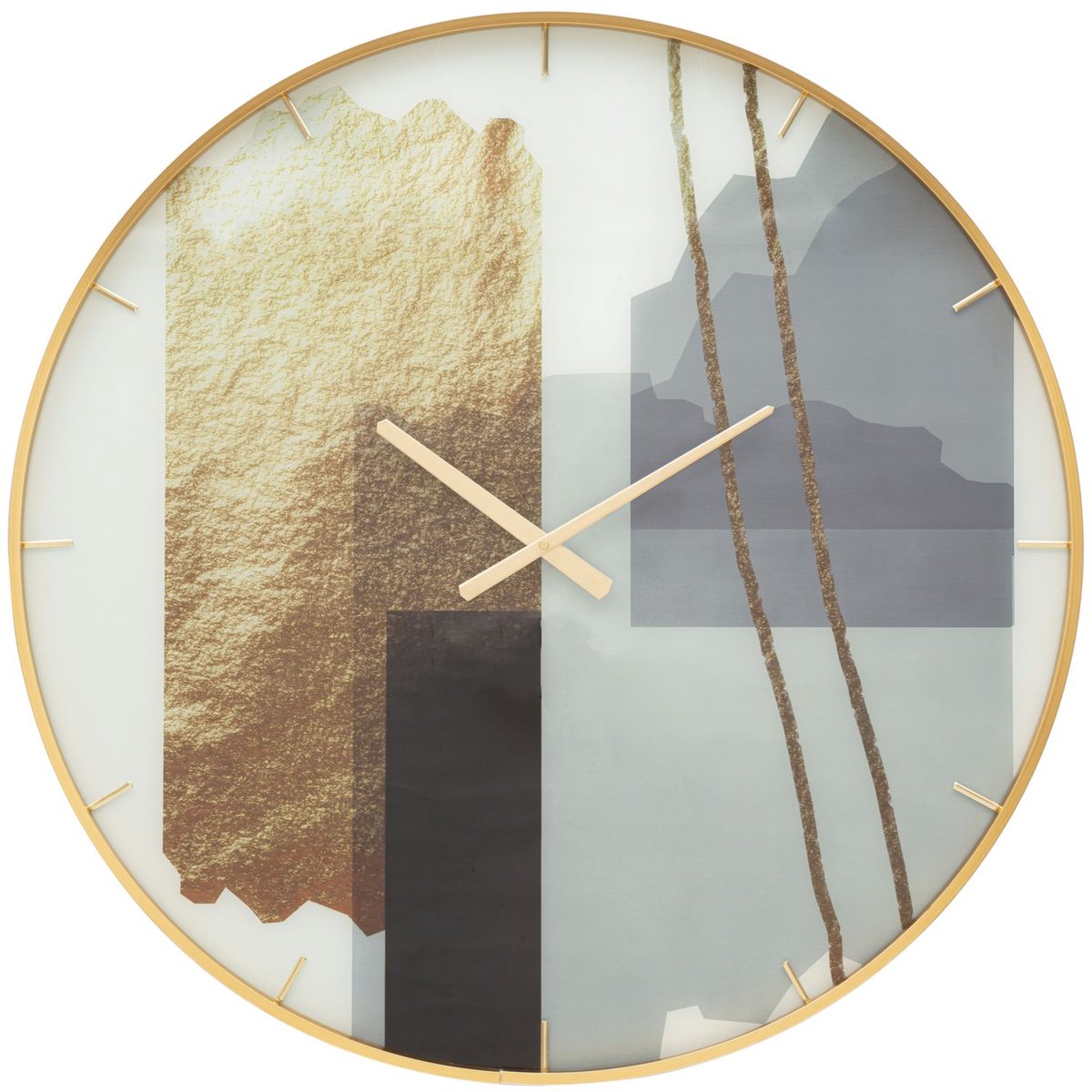Analoge Wanduhr Mauro Ferretti Glass motif