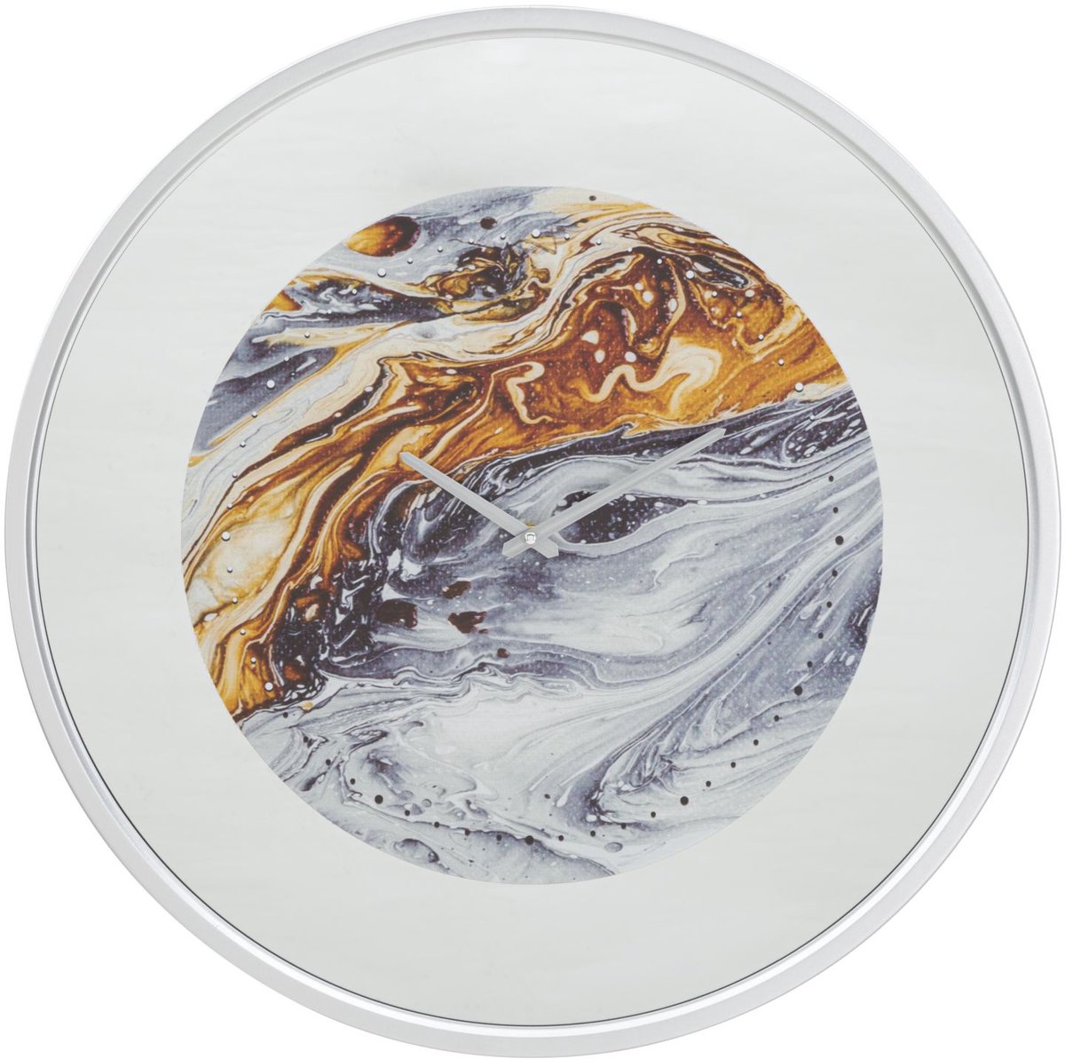 Analoge Wanduhr Mauro Ferretti Mirror Grey
