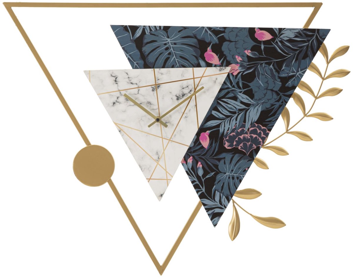 Analoge Wanduhr Mauro Ferretti Triangle