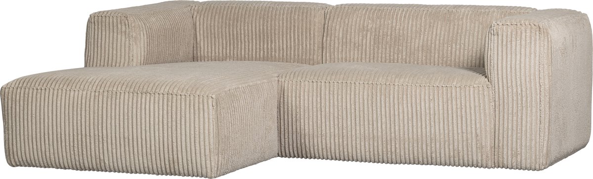 Linke Cordstoff-Couch Woood Bean
