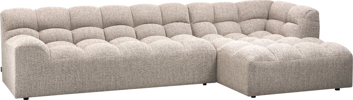 Schlichte Longchair aus Mischgewebe Woood Allure