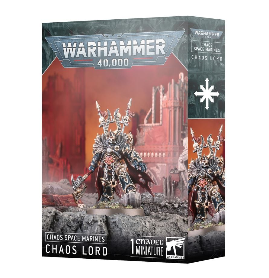 Figurine Games Workshop Warhammer 40k - Space Marine du Chaos Seigneur du Chaos